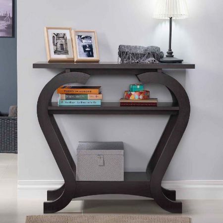 Three Layer Storage Round Table Base Console Table